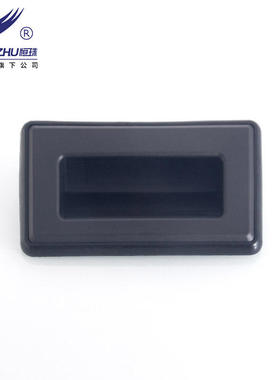 恒珠拉手PL025黑色塑料拉手带防水垫电柜箱电气柜把手厂家直发