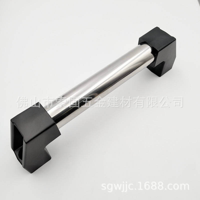 不锈钢 L250/L300/L350/L400外装型A型管形拉手铝合金角座大把手