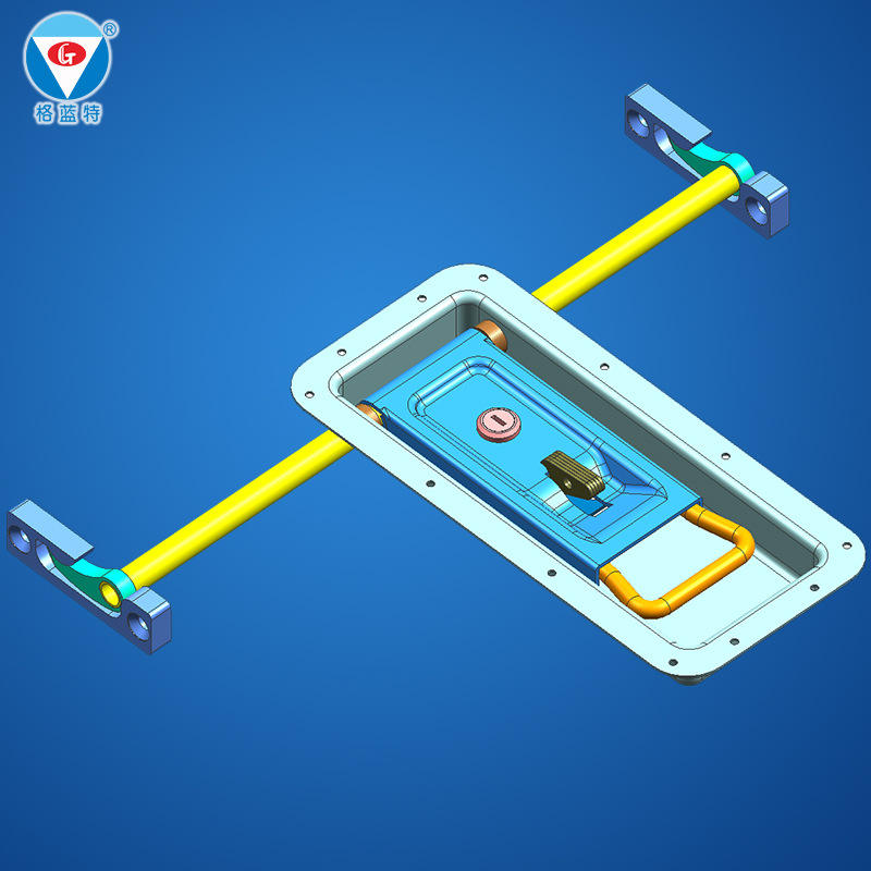 供应不锈钢冷藏车铁路运输车环境试验设备箱等车厢隐藏式把手门锁