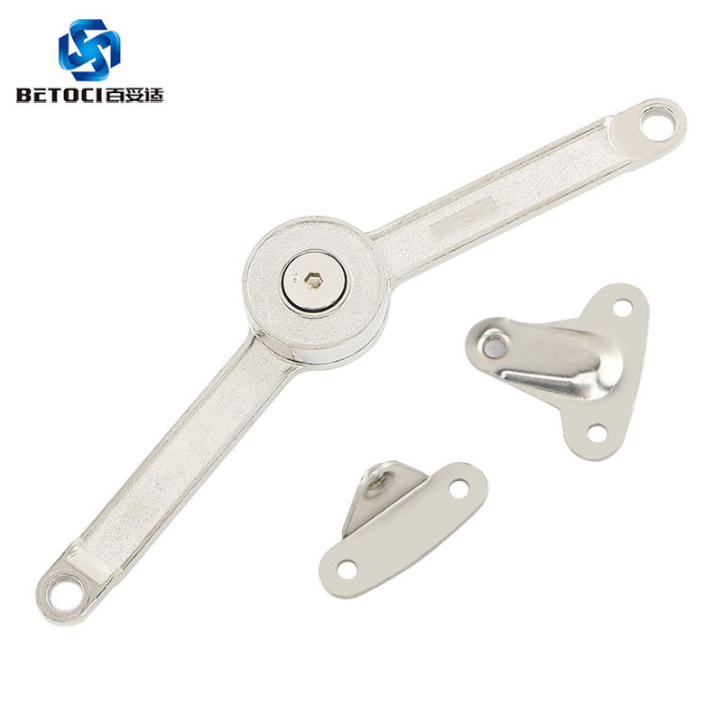 厂家直供锌合金360度机械支撑杆上下翻支撑杆 橱柜门随意停任意停