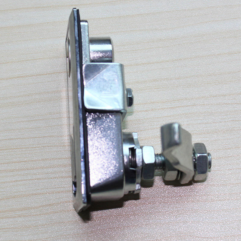 斯科MS726-2按压嵌入式可调节门锁 工业风机箱柜黑色平面锁A7102