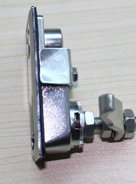 斯科MS726-2按压嵌入式可调节门锁 工业风机箱柜黑色平面锁A7102