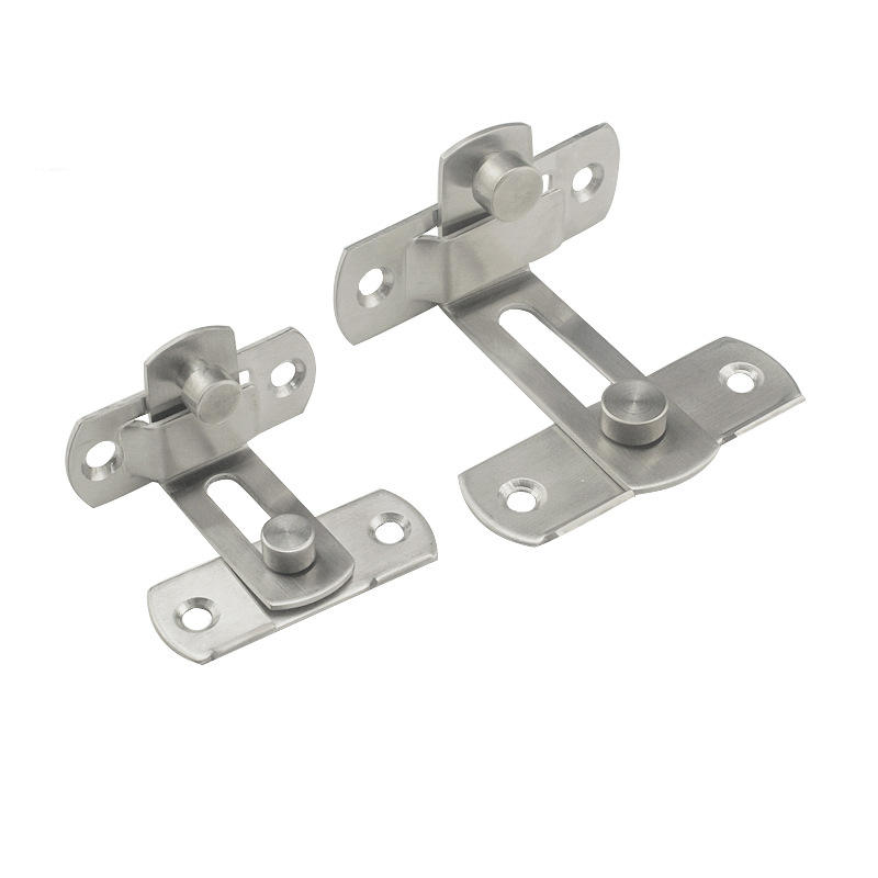 门栓插销门闩卡扣免打孔门插销明装不锈钢老式搭扣移门拴厕所门扣