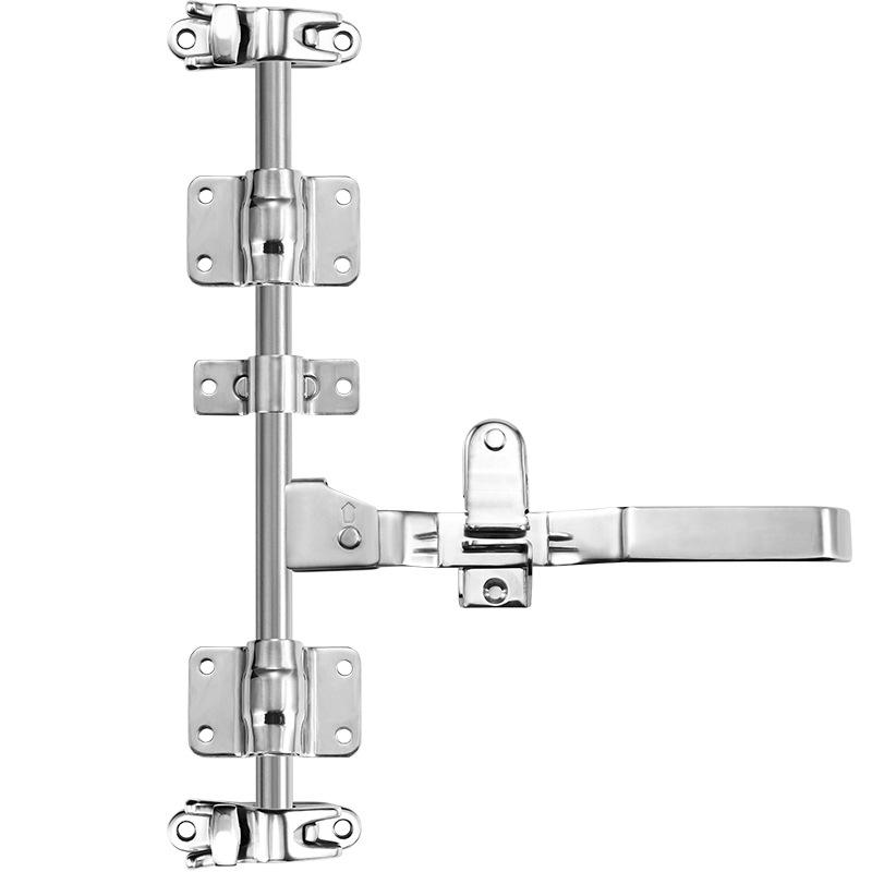 车厢门总锁总成304不锈钢冷藏押送车辆可平后门锁套精密锁座