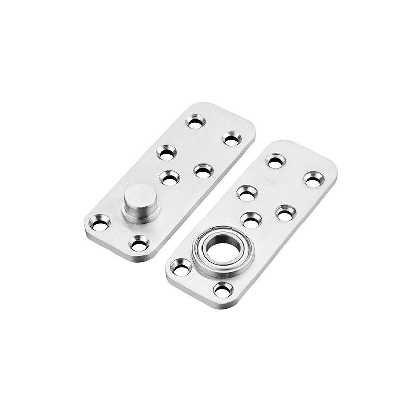 不锈钢天地转轴上下转轴暗门合页360度旋转衣橱柜重型隐形门铰链