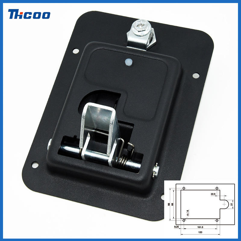 斯科A7851工业面板锁 工程机械平面锁 工程配电箱锁发电机锁A7851