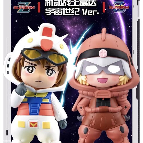 万代BNFIGURE Q Pajamars机动战士睡衣高达二代盲盒宇宙世纪手办