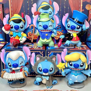 正版TOPTOY迪士尼史迪奇木偶奇遇记奇幻剧场盲盒潮玩手办桌面公仔