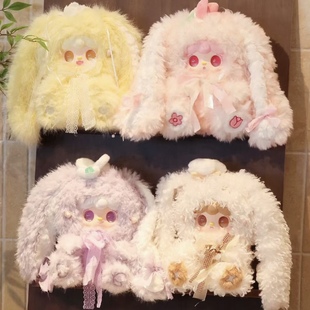 正版氧氧400%兔兔的花絮大体盲盒毛绒玩偶公仔摆件送女生日礼物