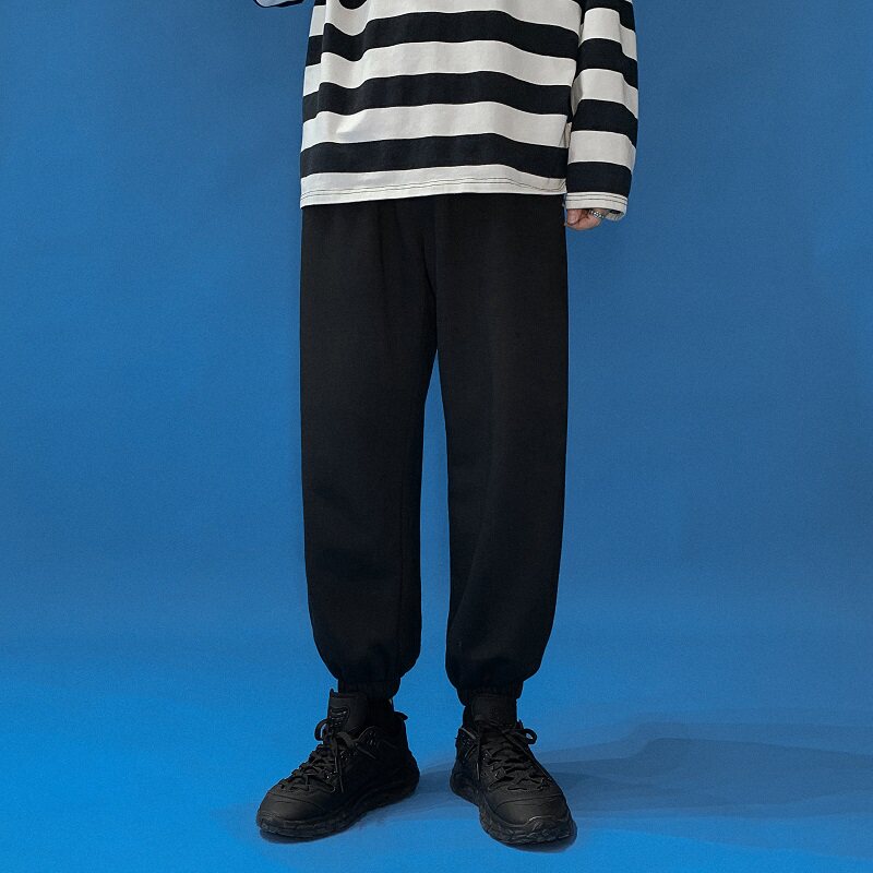 2021春款蓝墙棉面灰色3休闲宽松卫裤运动裤A061,男装休闲裤,电商A061
