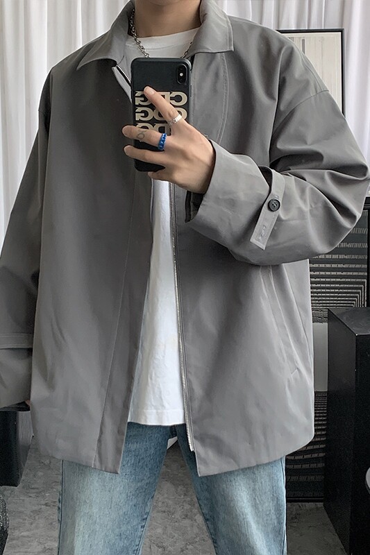 2021新款短句男士大码春款夹克A061-XJK3019-P65aazczc1,男装衬衫,电商A061