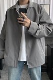 2021新款短句男士大码春款夹克A061-XJK3019-P65aazczc1，男装衬衫，电商A061