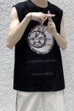 2021年夏季新款无袖背心T恤纯棉短袖T恤A061-Ba，男装T恤，电商A061