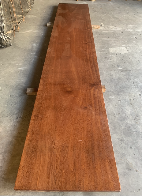 非洲乌檀木 尺寸：485x86x6  大板独板无拼接五星级酒 豪宅吧台板
