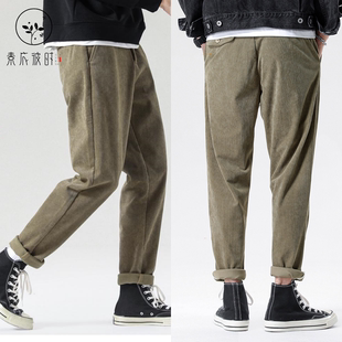 长裤 素衣彼时2327秋冬休闲男裤 锥形裤 纸样 手工diy做衣服样板 服装