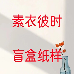 素衣彼时-儿童盲盒纸样随机发货服装裁剪图手工DIY盲盒款式样板图