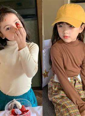 素衣彼时2186女童高领打底衫1:1服装裁剪图长袖上衣手工diy纸样板