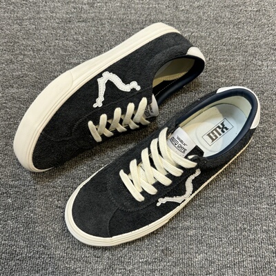 Blends联名Vault OG EpochLX麂皮经典蓝白骨头帆布鞋翻毛皮滑板鞋