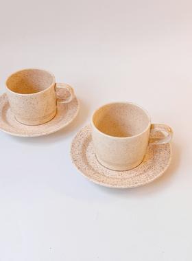 美国homer咖啡杯陶瓷下午茶杯碟乔迁礼物J