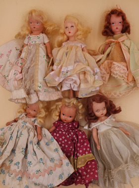 古董娃娃40年代美国nancy ann story book赛璐璐陶瓷多款