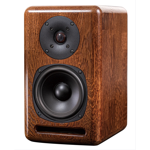 捷克原产诗韵XAVIAN Perla佩拉高级版书架纯手工原木hifi音箱实木