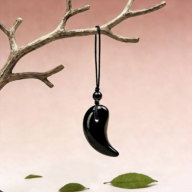 天然黑曜石勾玉手机挂件钥匙扣狼牙勾玉饰品,饰品/流行首饰/时尚饰品新,项坠/吊坠,淘宝优惠券,粉丝福利购,淘宝优惠卷