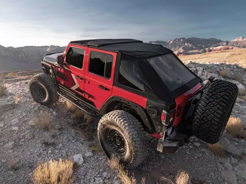 美国rugged ridge 航海者软顶适用jeep 牧马人  jl2门4门