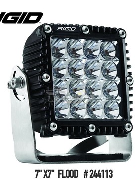Rigid Lighting Q系列 Pro7X7英寸 LED越野方灯黑色外壳