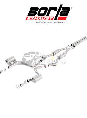 美国进口BORLA博拉排气系统套件适用道奇挑战者 SRT 392 6.4 L