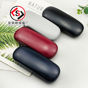 100个起眼镜盒复古四色抗压铁盒手工盒便携简约近视镜老花镜印Log