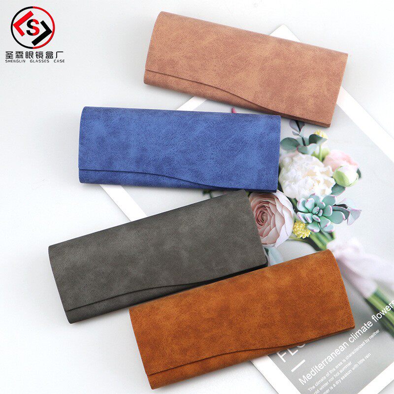 二百眼镜盒厂家羊扒皮手工磁石开口眼镜盒高档便携商务可印LOGO,ZIPPO/瑞士军刀/眼镜,眼镜盒,淘宝优惠券,粉丝福利购,淘宝优惠卷