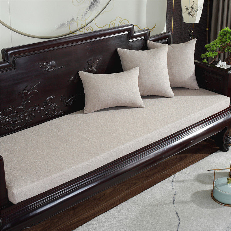 实木沙发坐垫四季通用新中式沙发垫实木家具垫子防滑垫套罩可拆洗