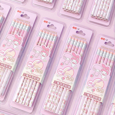 一正小学生正姿铅笔三角杆美乐蒂