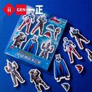 正版 迪咖奥特曼学生趣味橡皮擦泽塔奥特怪兽3D立体赛罗橡皮擦套装