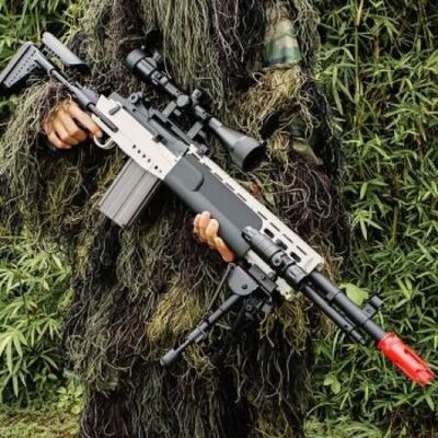 BF妹控mk14尼龙电动连发玩具枪m14EBR儿童玩具cs的发射器狙击模型