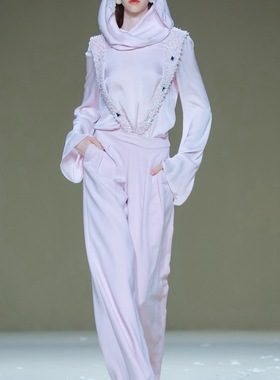 VAN SUNSUN VAN上善2025夏季|摩洛哥月光桑蚕丝上衣/钉珠背带裤