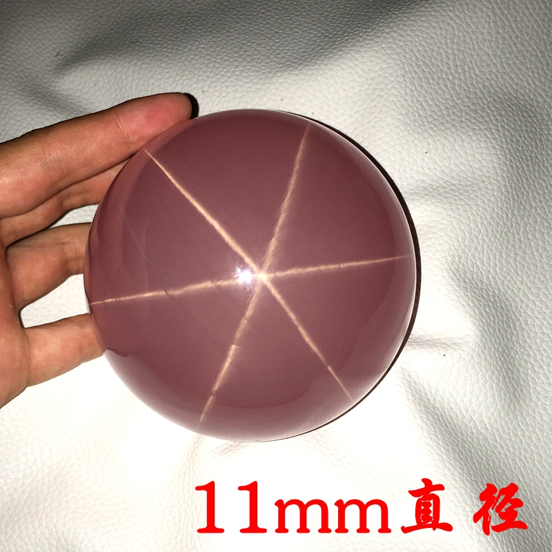 全净体星光摆件公分水晶球