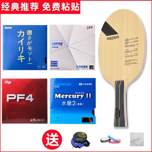 雷蛇乒乓球拍碳素初学进攻型