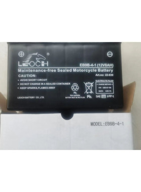 适用EB9B-4-1无极原厂CU525 CU625 RR525摩托车电瓶12V8AH蓄电池
