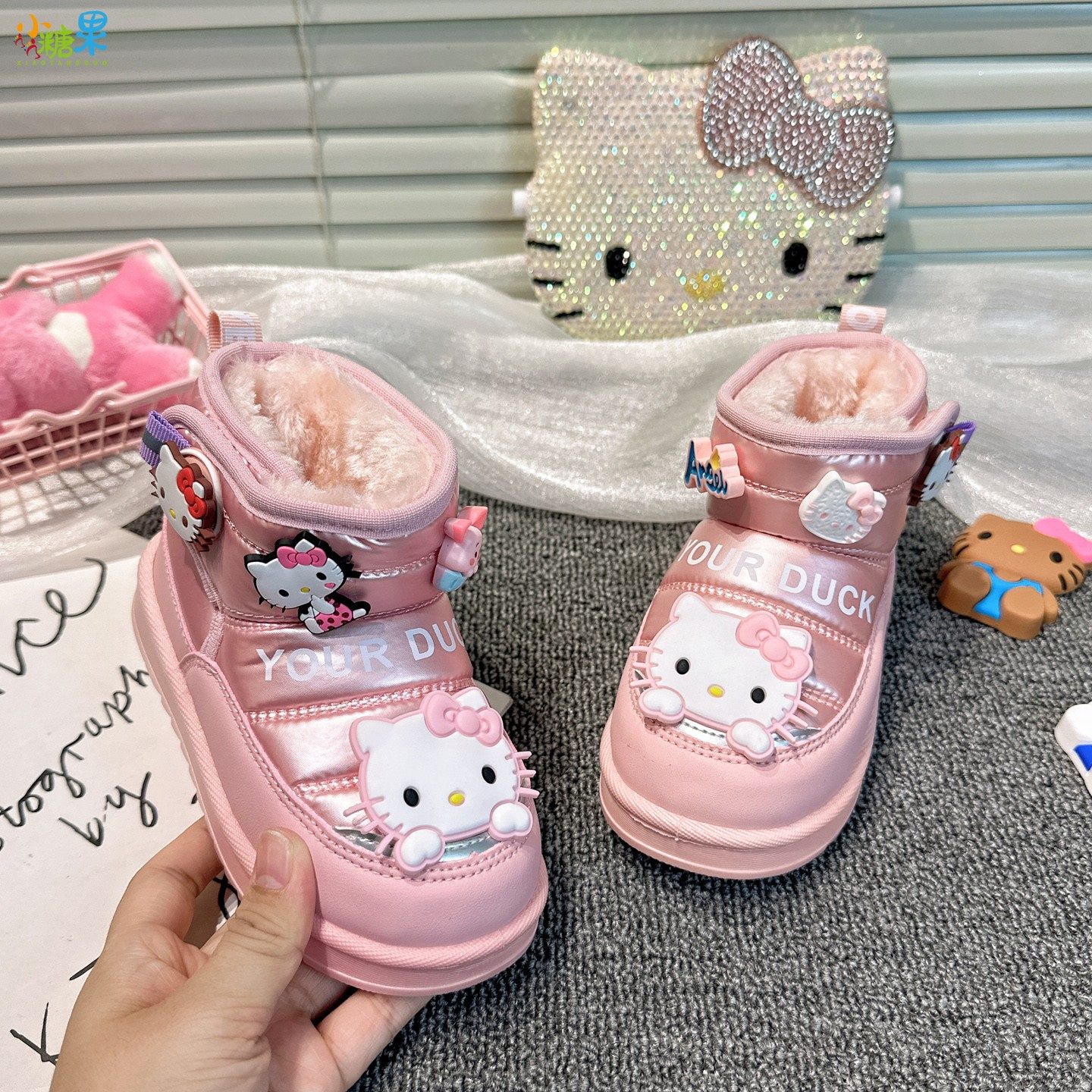 女童雪地靴女款2025新款冬季防水防滑儿童宝宝东北大棉鞋加绒加厚,童鞋/婴儿鞋/亲子鞋,雪地靴,淘宝优惠券,粉丝福利购,淘宝优惠卷