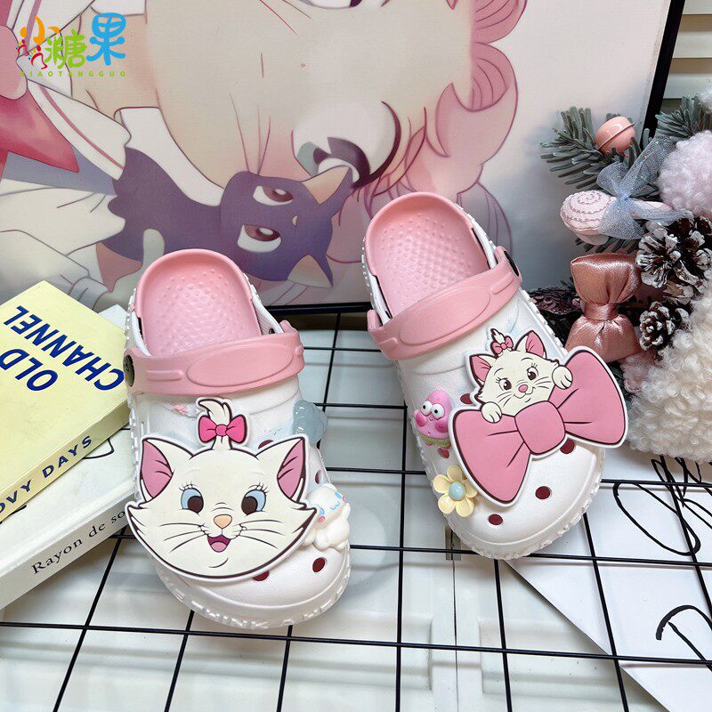 女童超火网红爆款拖鞋高颜值防滑防臭女孩儿童新型洞洞鞋女款外穿