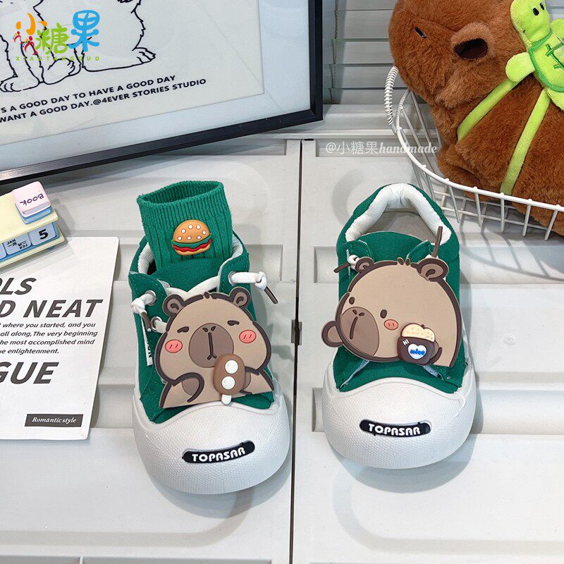 儿童幼儿园小朋友专用室内鞋女孩宝宝春秋入园帆布鞋透气男童女童