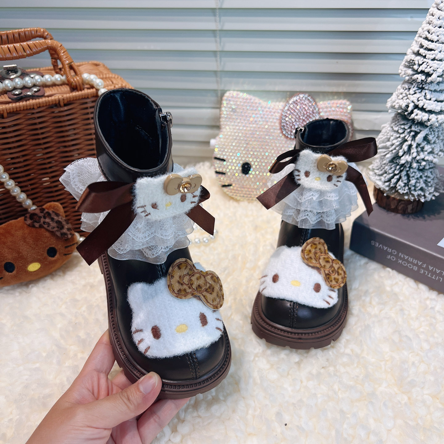 2026冬季新款女童皮靴