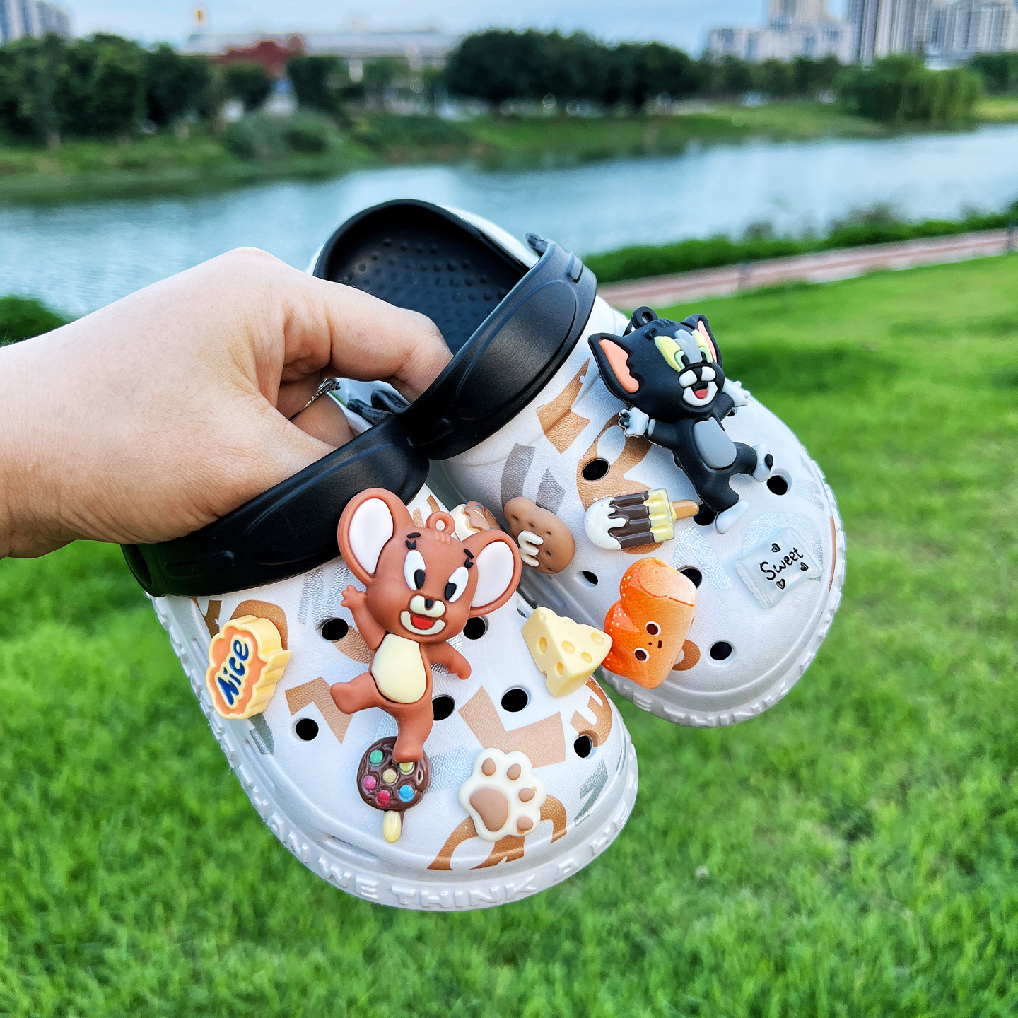 男童夏款洞洞鞋eva材质防滑防臭