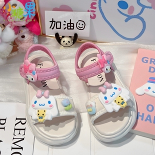 女童高颜值公主凉鞋女款2026新款时尚小学生小孩女生夏天儿童鞋子
