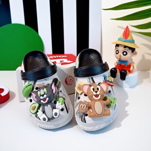 儿童洞洞鞋男童拖鞋eva材质防臭防滑夏天2026新款男孩外穿帅气男