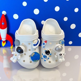 男孩中大童室内家居夏天凉拖 软底防滑小孩洞洞鞋 儿童拖鞋 男童夏季