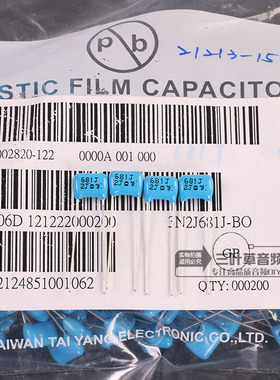 日本 仙童高频薄膜电容100P 2200P 470P 6800PF 510PF