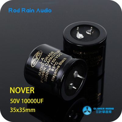NOVER 诺华LA系金字AUDIO发烧滤波电容 10000uF/50V 35x35mm水塘