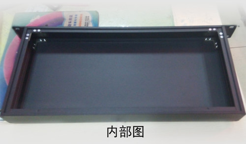 1U铝前面板功放机箱 外壳 DIY主机壳铁铝工艺DAC主机壳